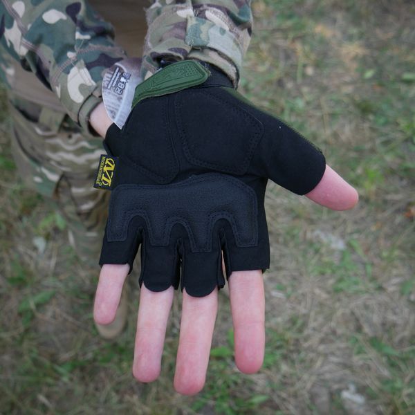 Безпалі рукавиці олива Mechanix MXK-2 1608-2XL фото