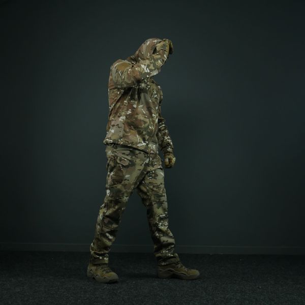 Тактичний демісезонний костюм Softshell Мульткам 1298-4XL фото