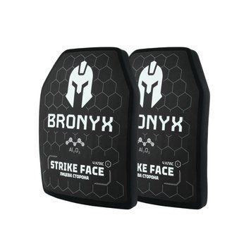 Комплект бронеплит (2шт) Bronyx (5.6 кг) (4 клас) 270*330 BRO-CAP4W-L-ALO-B фото