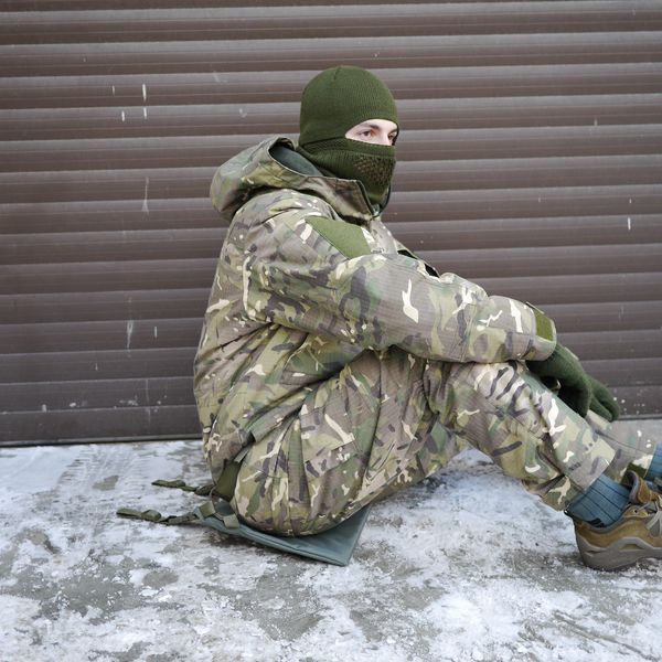 Односекційний килимок для сидіння хакі П-1 Оксфорд 2601-0214-00 фото
