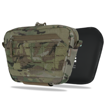 Сумка-напашник з балістичних захистом 2 клас Militex XL Cordura original USA Мультикам 17034-2-К фото