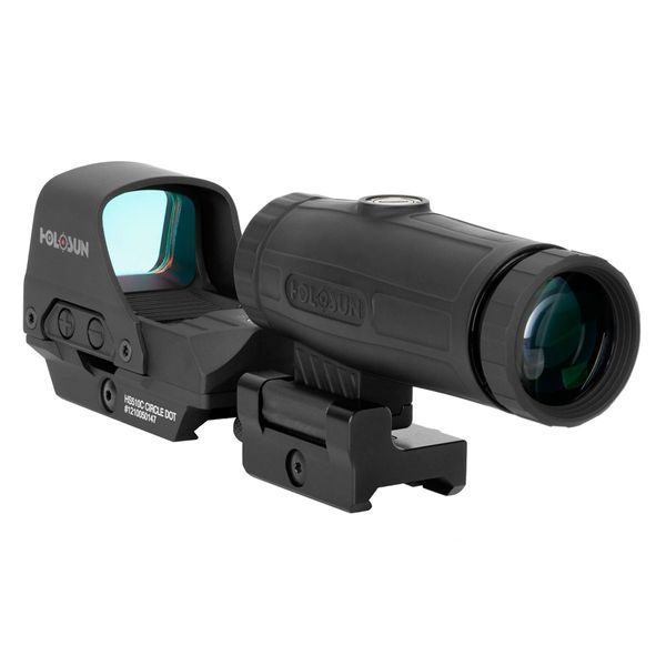 Коліматорний приціл HOLOSUN HS510C та збільшувач HM3X (Combo Set) 747036-db фото