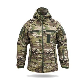 Куртка Windproof Softshell вітрозахисна, водостійка, фліс 320 г/м&sup2; 7294-1-XS фото