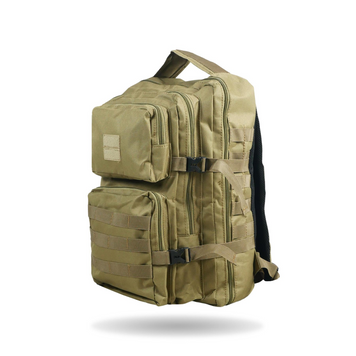 Рюкзак тактичний 30 л з системою MOLLE койот (виробництво Україна) 6028 фото