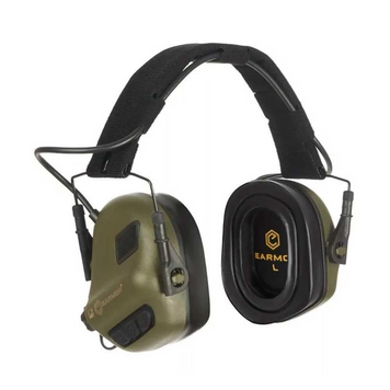 Тактичні навушники EARMOR M31 PLUS Олива 7164-О фото