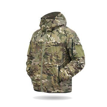 Утеплена зимова куртка BR SQG 5 з еко-пухом мультикам 7293-4-3XL фото